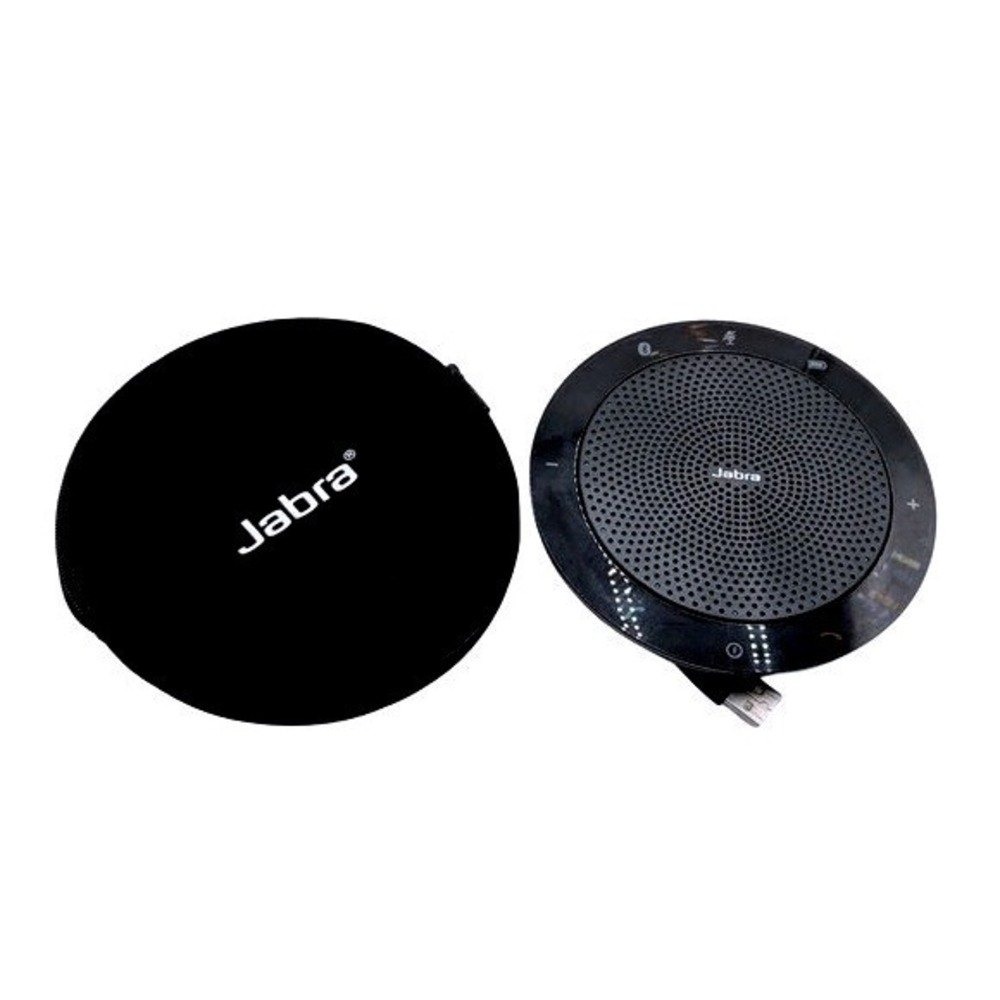 Jabra Speak 510 USB Bluetooth Speakerphone PHS002W w/ Case & AUX Cable